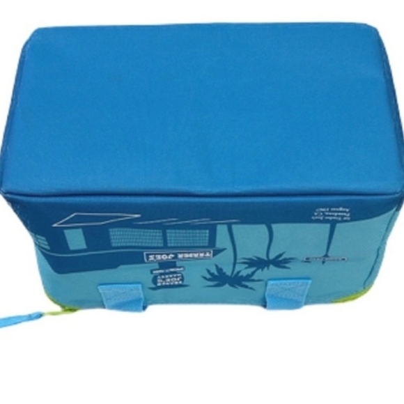 Trader Joe's Limited Edition Blue Mini Insulated Bag - Picture 2 of 7